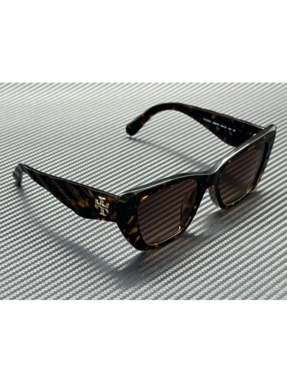 New Tory Burch Women Dark Tortoise Sunglasses -18-140